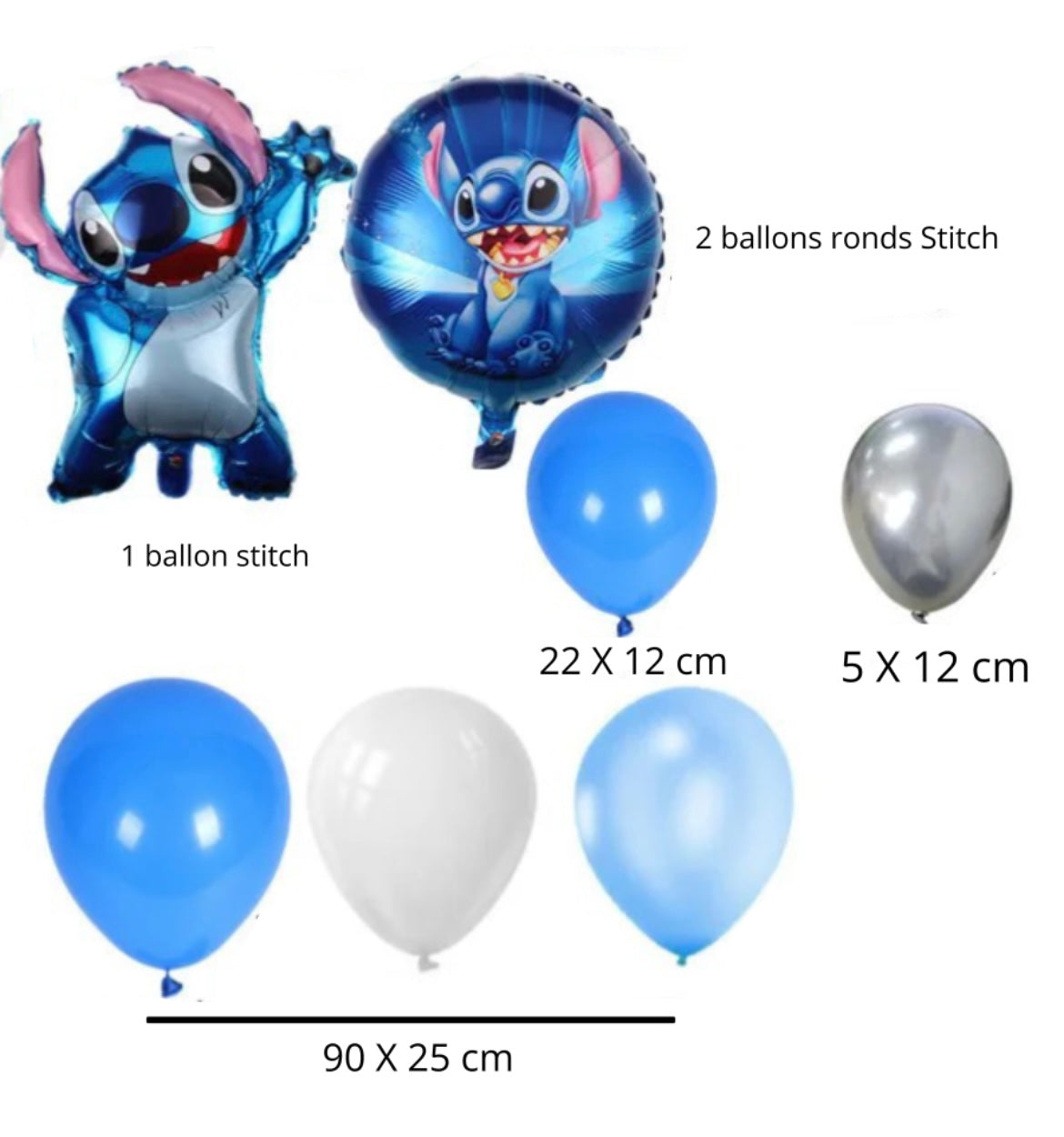Arche de ballons Stitch – Joy event