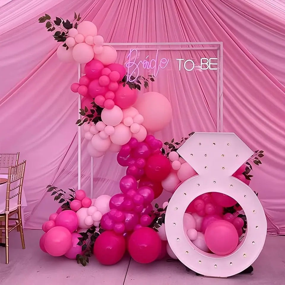 Arche de ballons pink