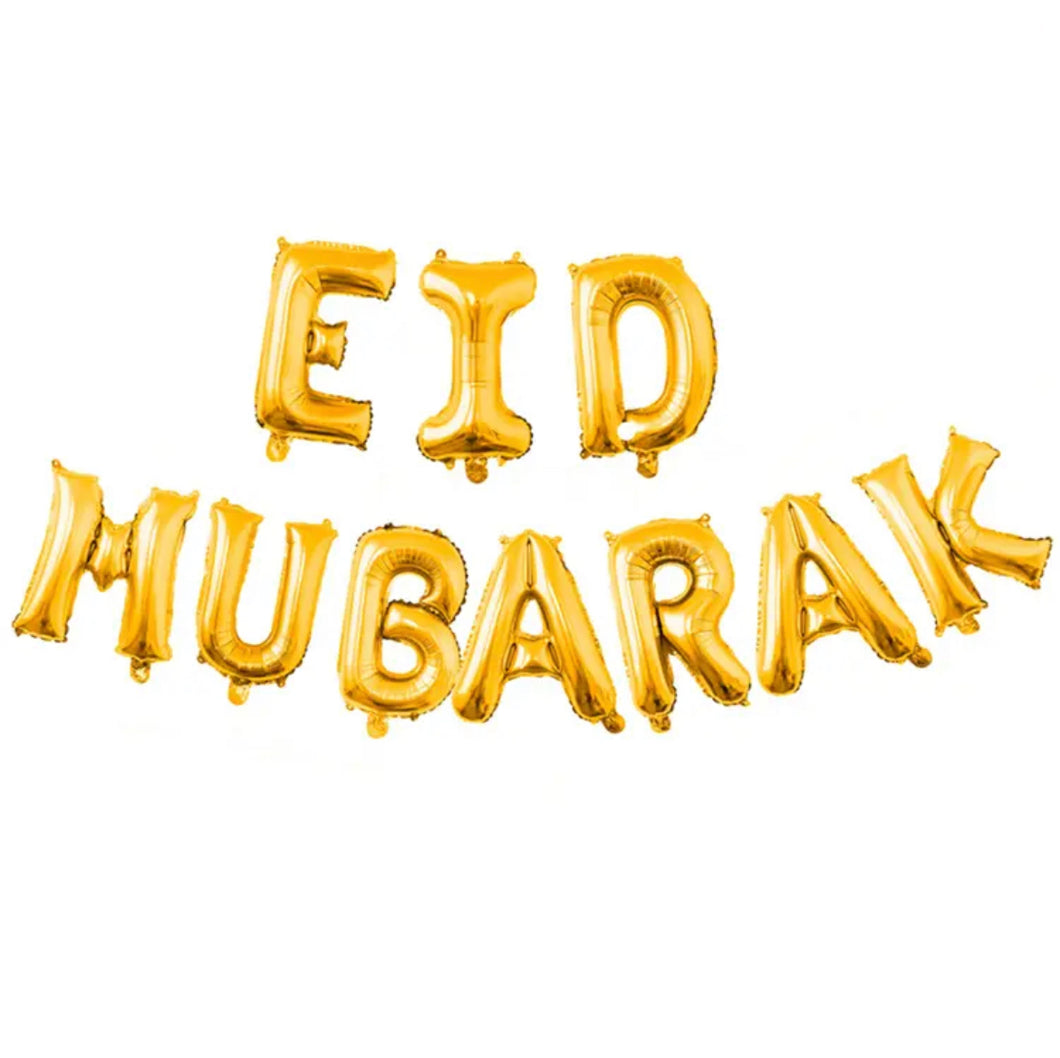 Ballon aluminium Eid Mubarak